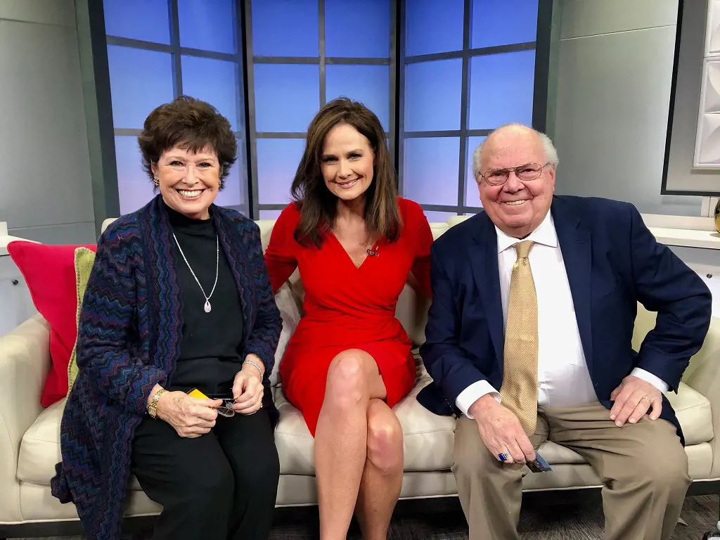 Verne and Nacncy joined the 4pm news with newscaster Kathy Sabine on December 12, 2018. 