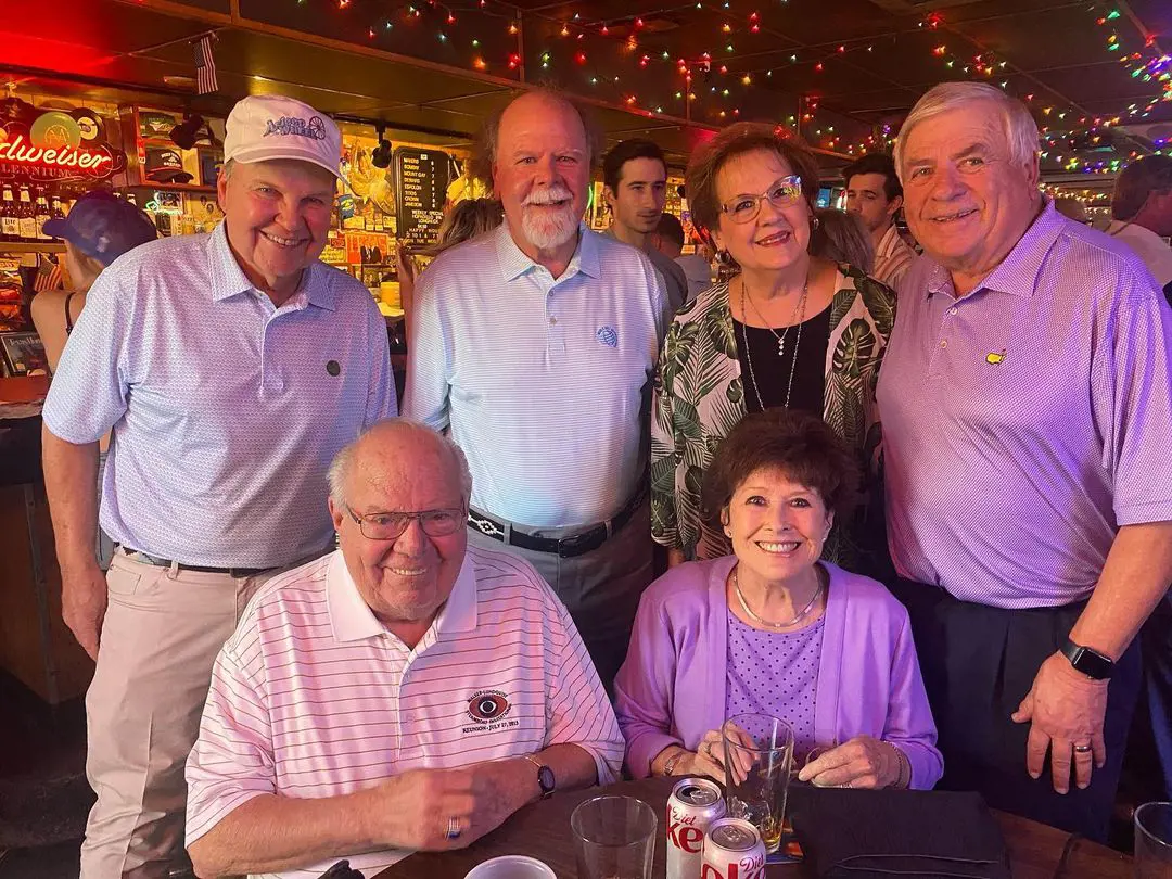 Nancy and Verne spending nights with their Austin groups on April 26, 2022. 