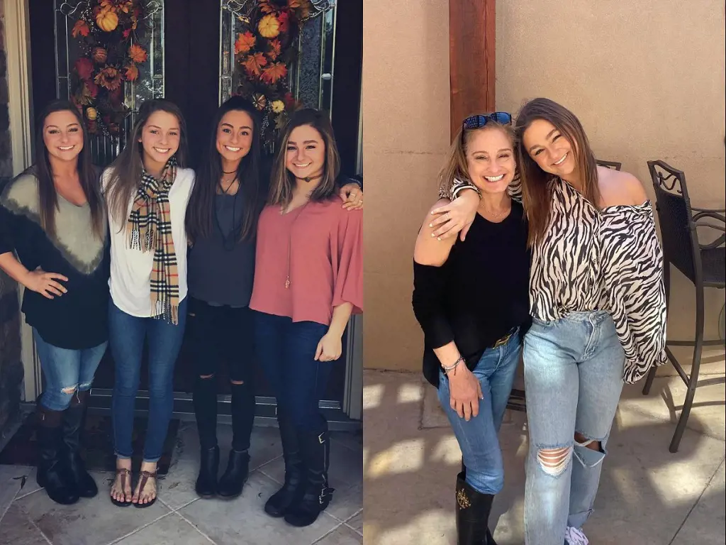 From left- McKenna, Emma, Shayla and Skyla celebrating thanksgiving together on November 25, 2016. 