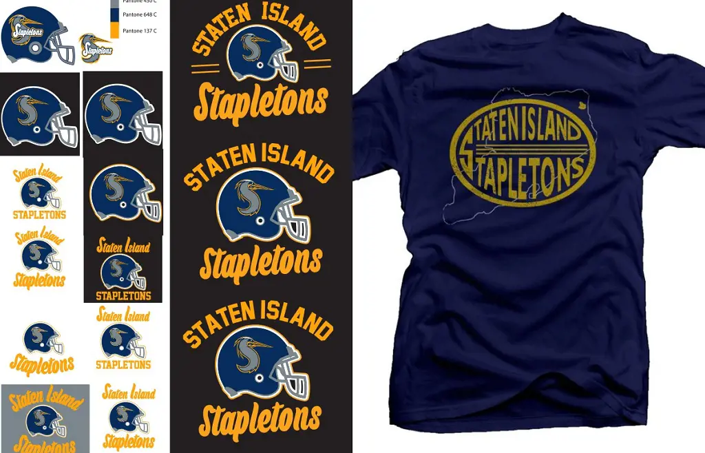 Staten Island Stapletons retro football jersey