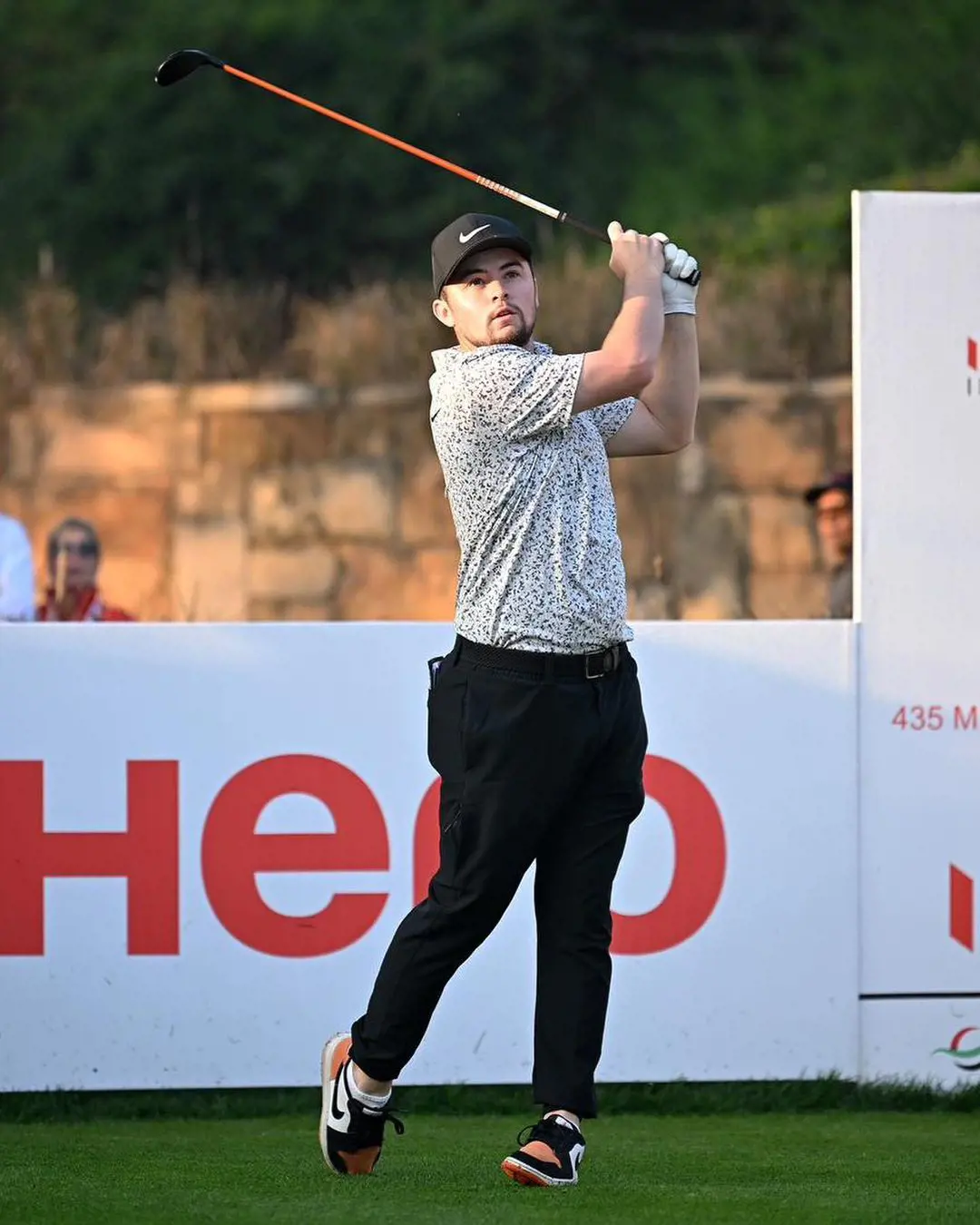 Alex at the Hero Indian Open on March 1, 2023. 