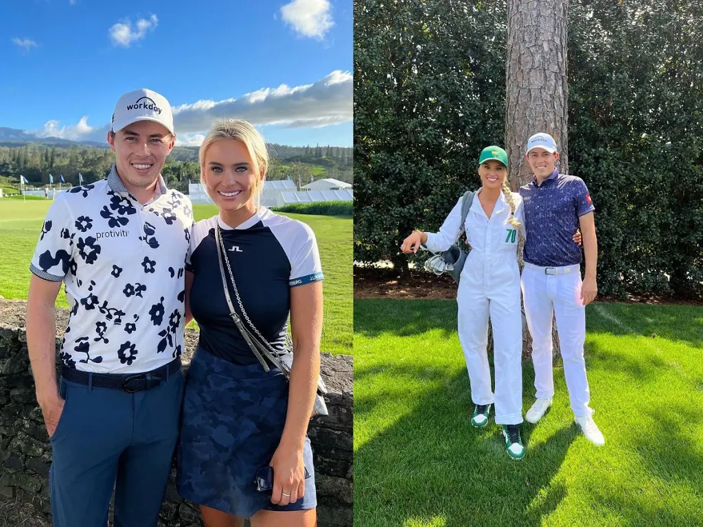 Matt and Katherine spotted together at the Augusta National Golf Club on April 6, 2023. 