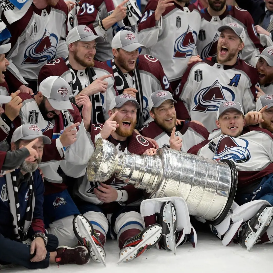 The Colorado Avalanche are 2022 Stanley Cup Champions defending Lightning in Game 6