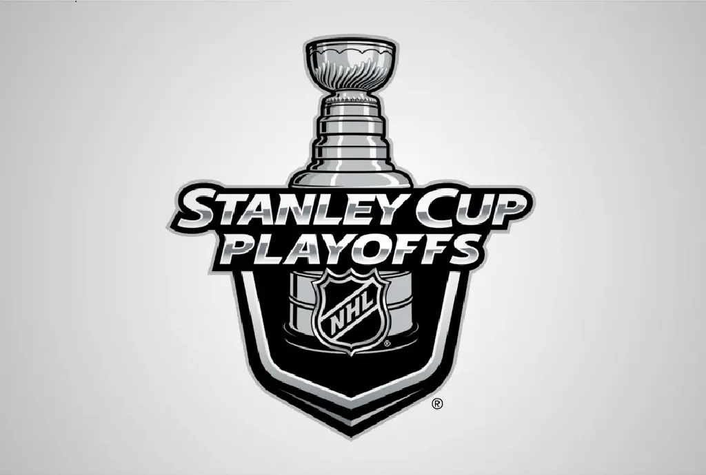 The Stanley Cup Playoffs logo designed by Newscast Studio