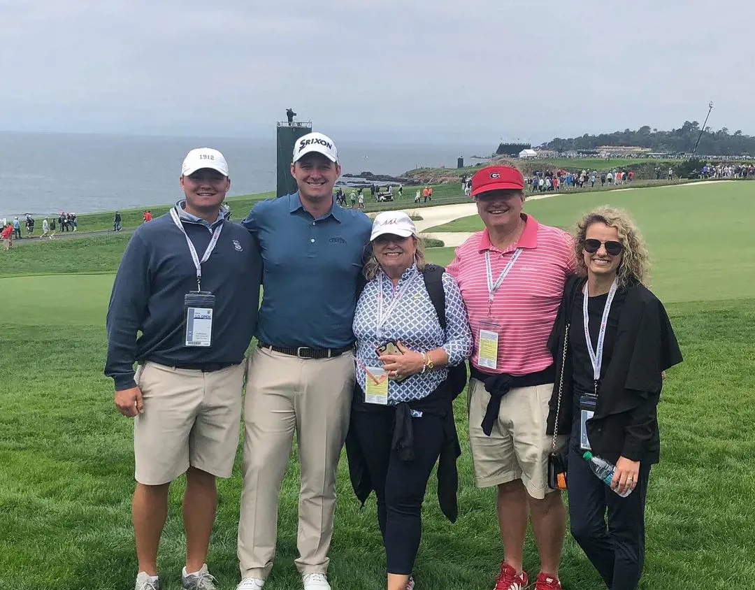  Sepp was joined by his mother, father, brother, and Paige during fedex cup playoffs season.