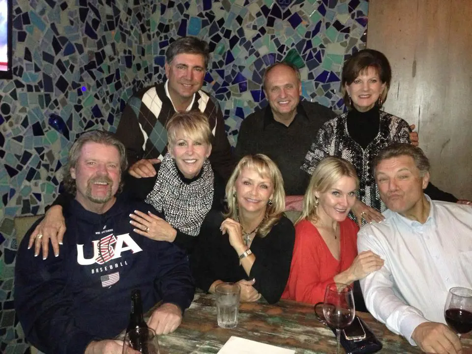 Rick with his friends having a fun dinner at Pacific Coast Gril in  2013. 
