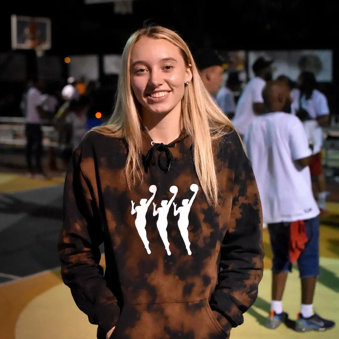 Paige at the Dyckman v. Goodman League game in July 2021