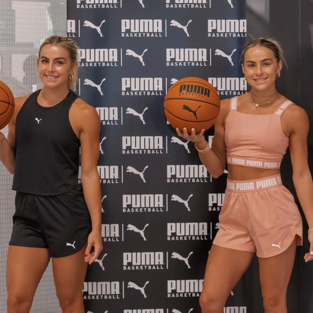 Hanna and Haley at Champs x Puma event. 