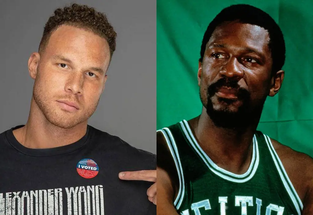 Blake Griffin and Bill Russell