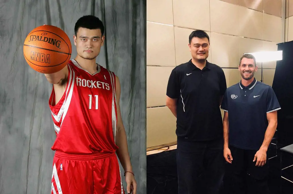 Yao Ming played for the Rockets during his stint in NBA