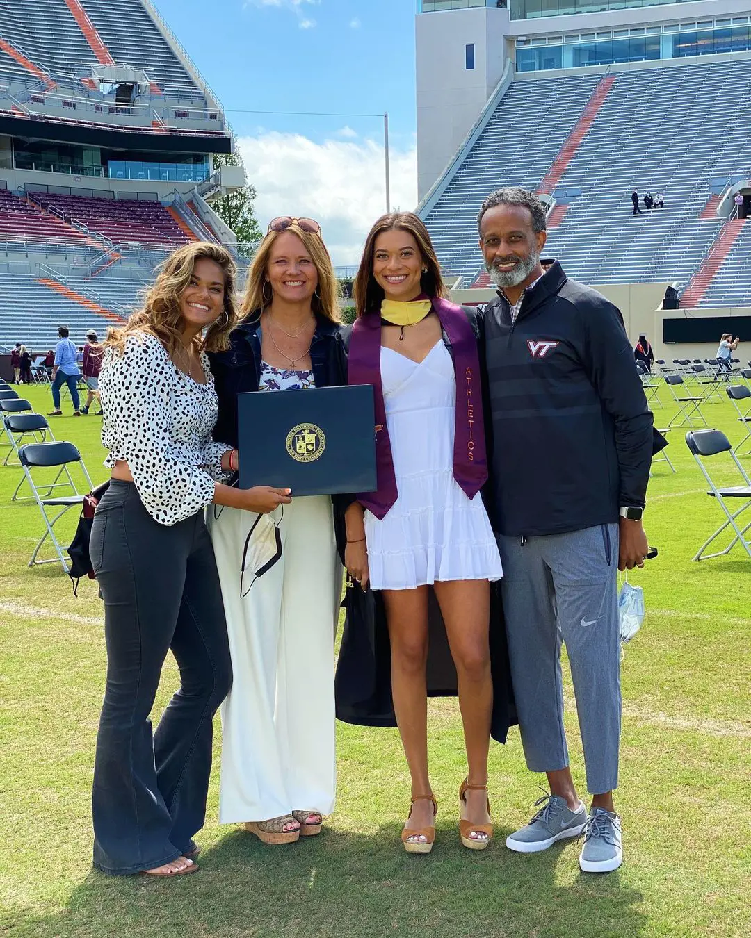 Kendyl during her graduation ceremony from Virginia Tech in May 2021