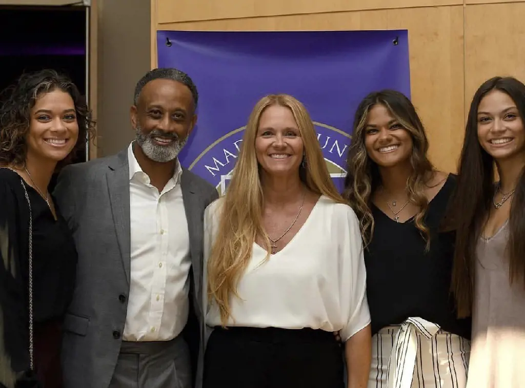 (Left to Right) Kendyl, Kenny, Chrissy, Chole, and Gabby at James Madison University in September 2022