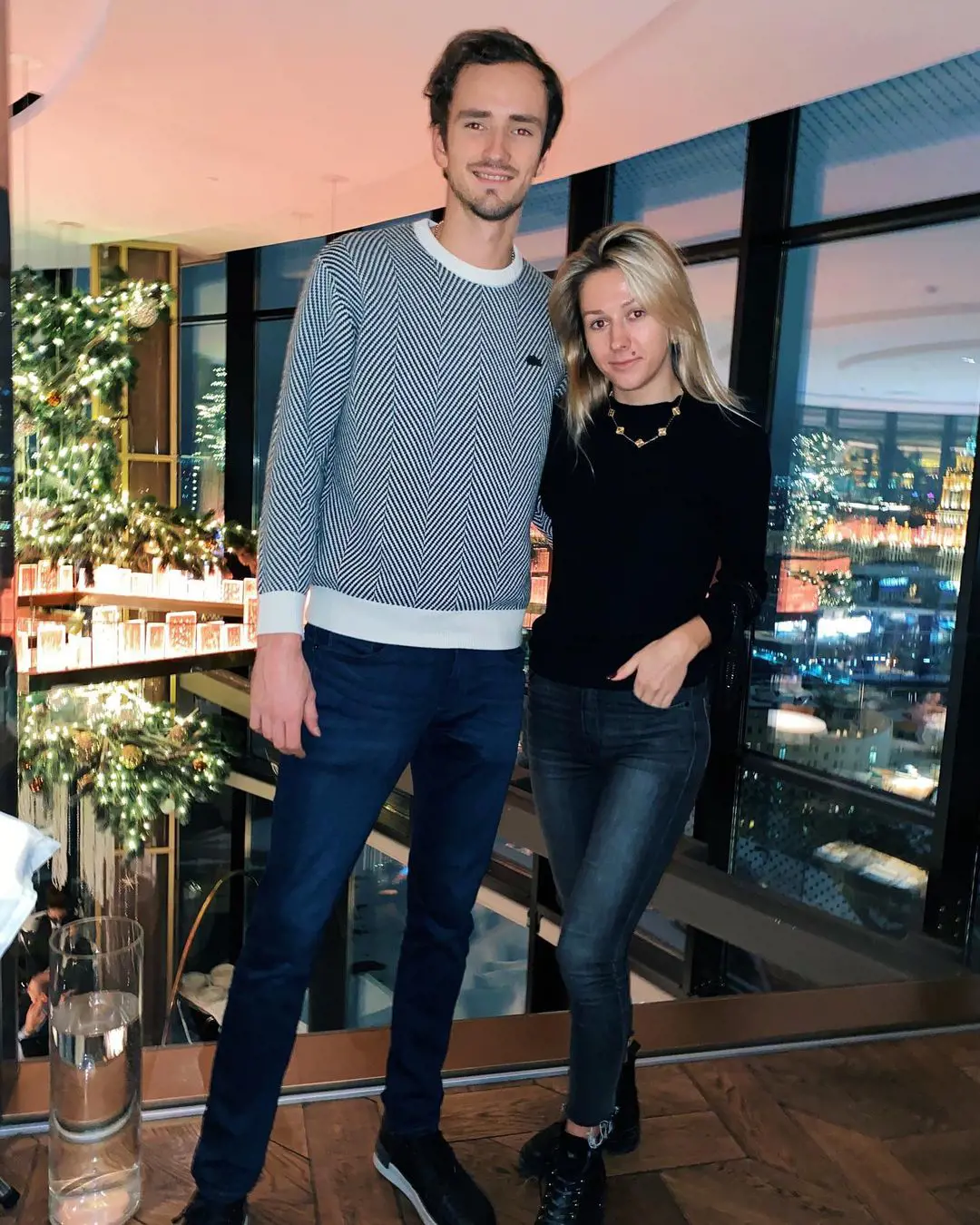 Daniil and Daria celebrated Christmas in 2020 in Moscow, Russia. 