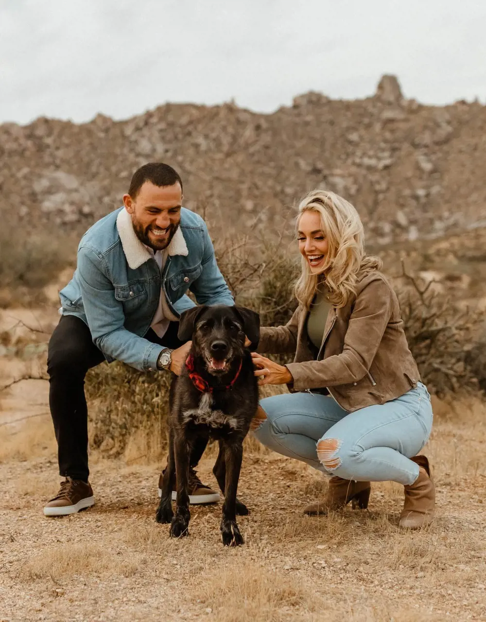 Paul had a wonderful time with Abigail and their dog Finnegan [Credit: Ali Boundy Photography]