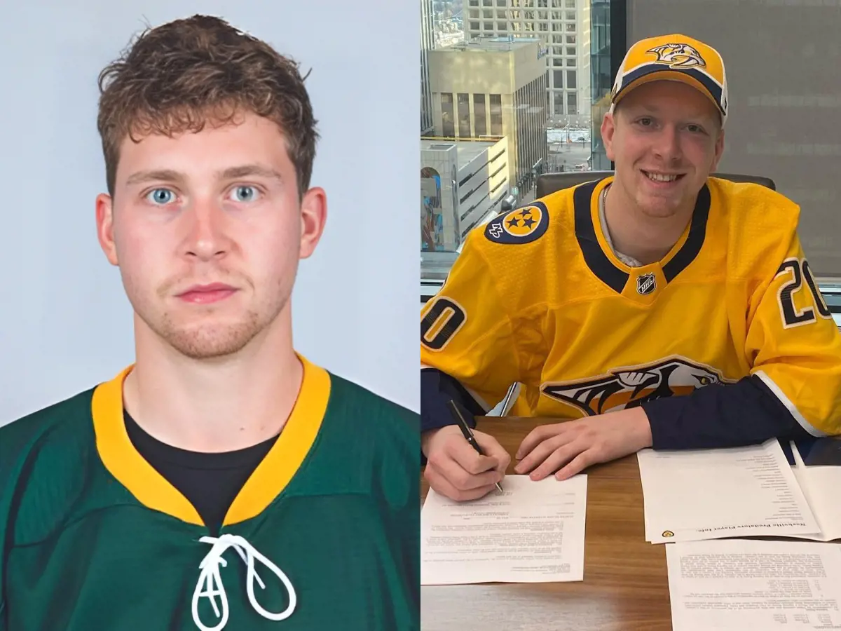 Josh expresses his delight after signing for the Predators.