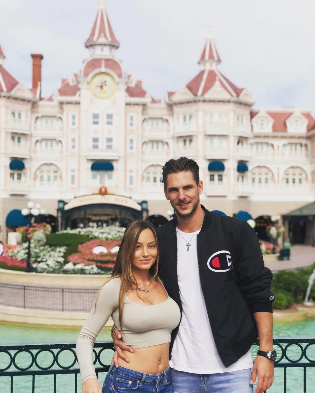 Morgan and Agelina spending their weekend at Disneyland in 2021.