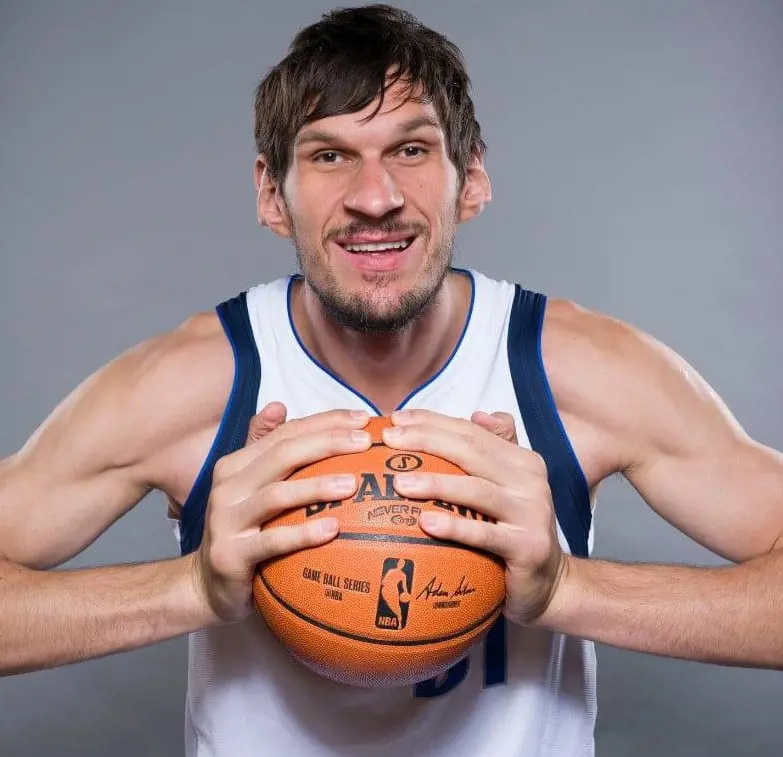 Boban Marjanovic is a 7 feet 4 inches tall center drafted by Houston Rockets in 2006.