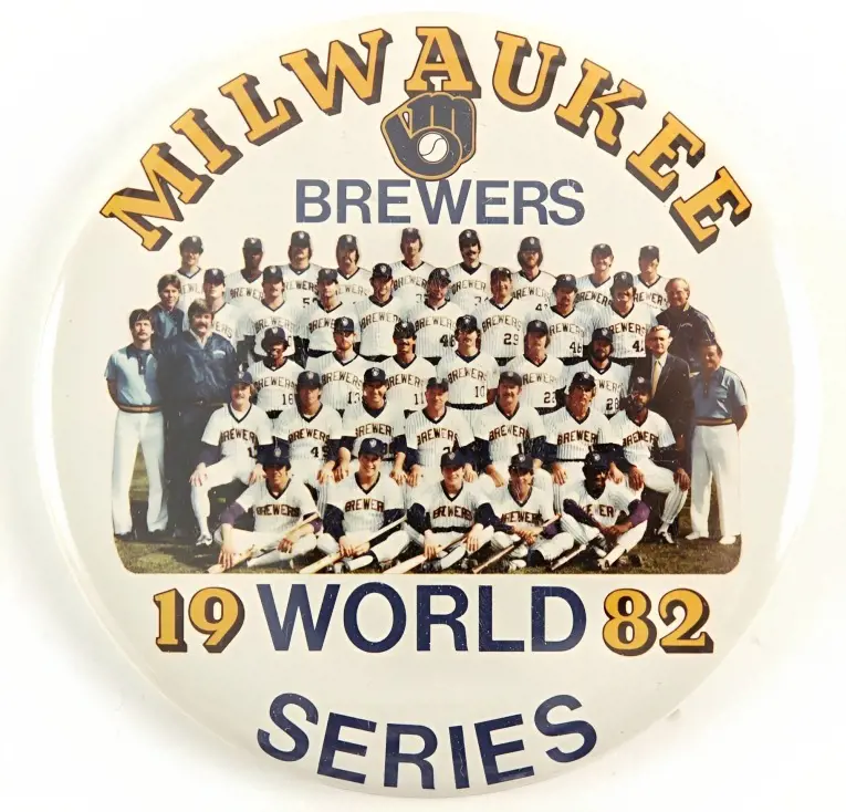 The full 1982 squad for the World Series that they lost to the Cardinals