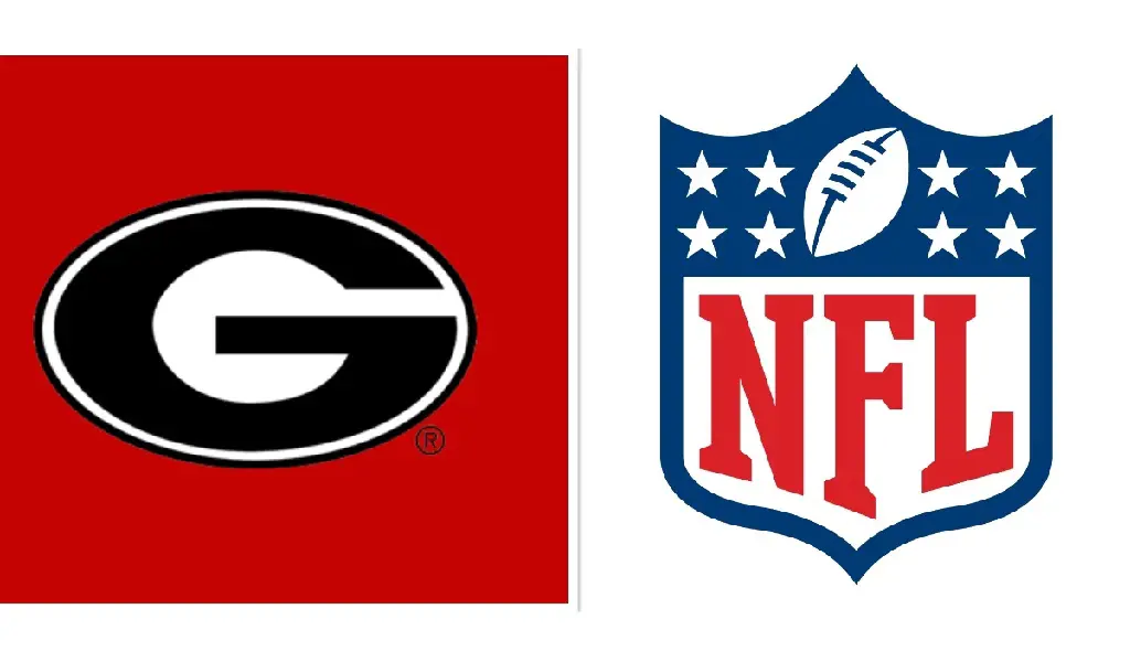 Georgia players started joining NFL in 1938, 12 years later the NFL's foundation.