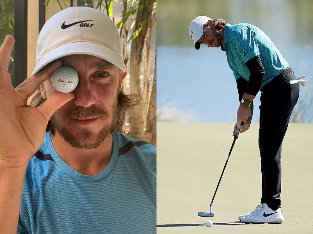 Tommy announced his partnership with Taylormade through his Instagram account and showing off the TP5x ball. 