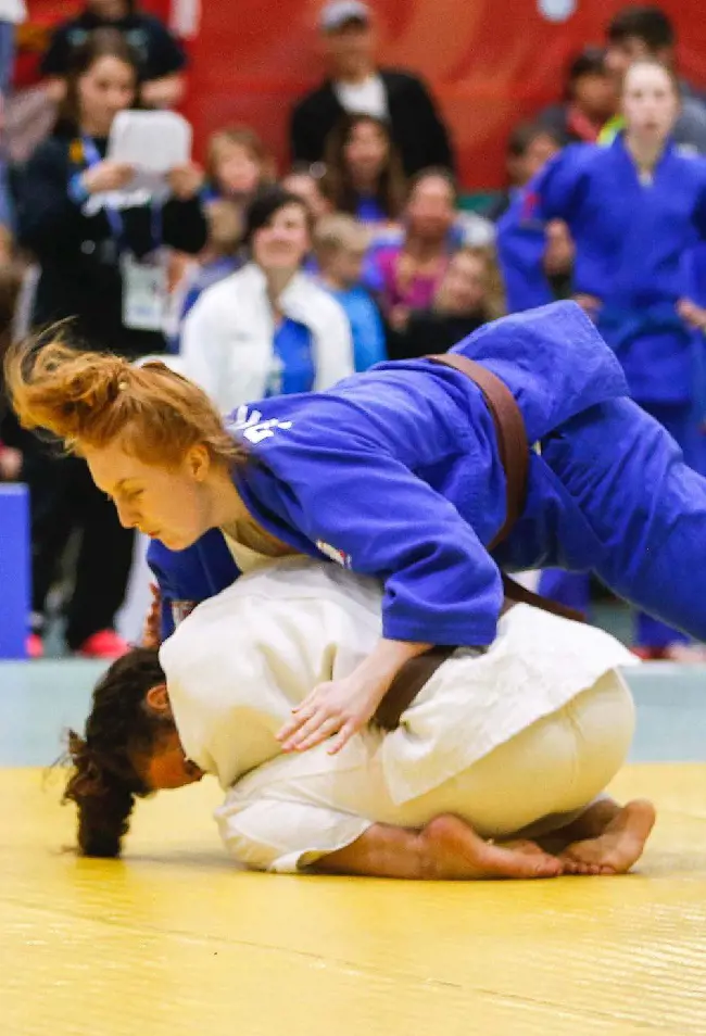 Judo athletes of Team Nova Scotia in February 2015.