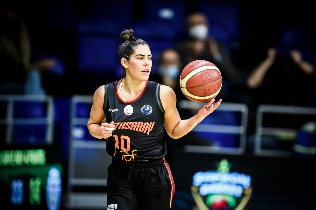 Kelsey during her game at Istanbul, Turkey on January 31, 2022. 
