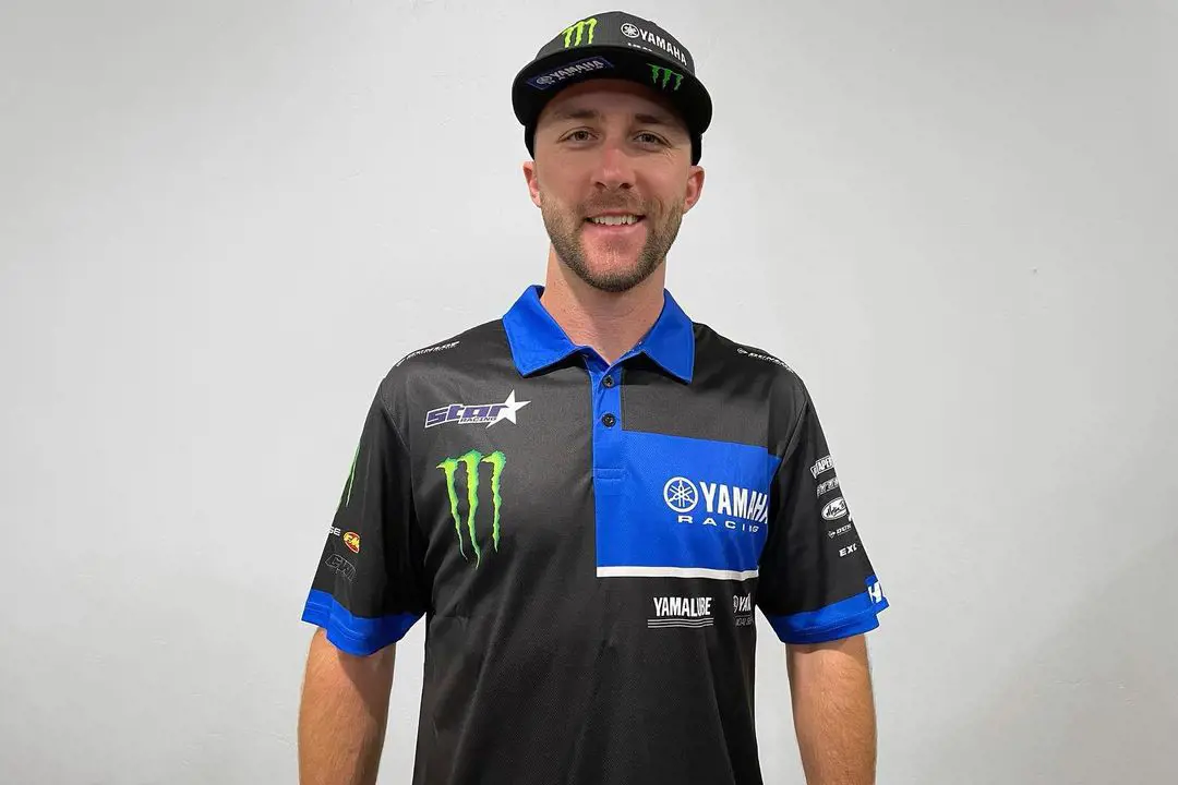 Eli during his announcement of joining the 2022 Monster Energy AMA Supercross at the end of 2021 season.