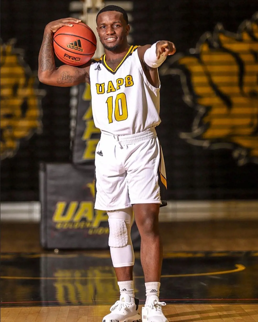 Jamil posing for a picture at the University of Arkansas at Pine Bluff on October 30,2019.