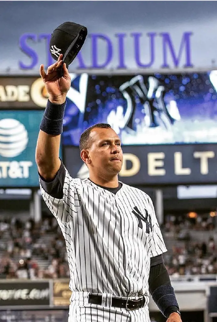  Rodriguez during the game at Yankee Stadium on April 2020.