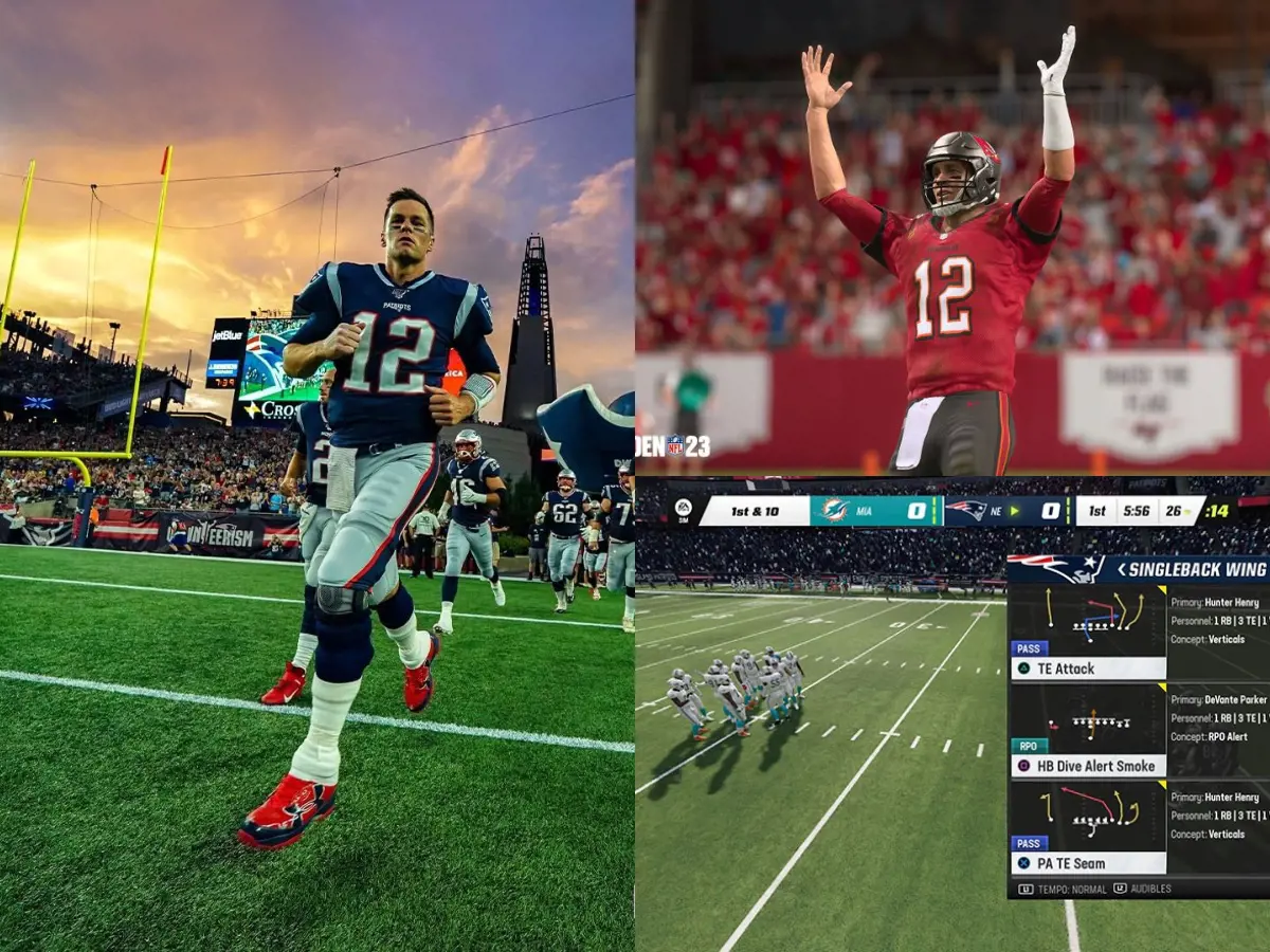 New England Patriots legend Tom Brady's first look in Madden 23