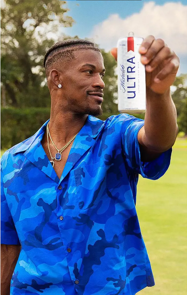 Butler while filming MIchelob ULTRA's SuperBowlLVI ad in February 2023