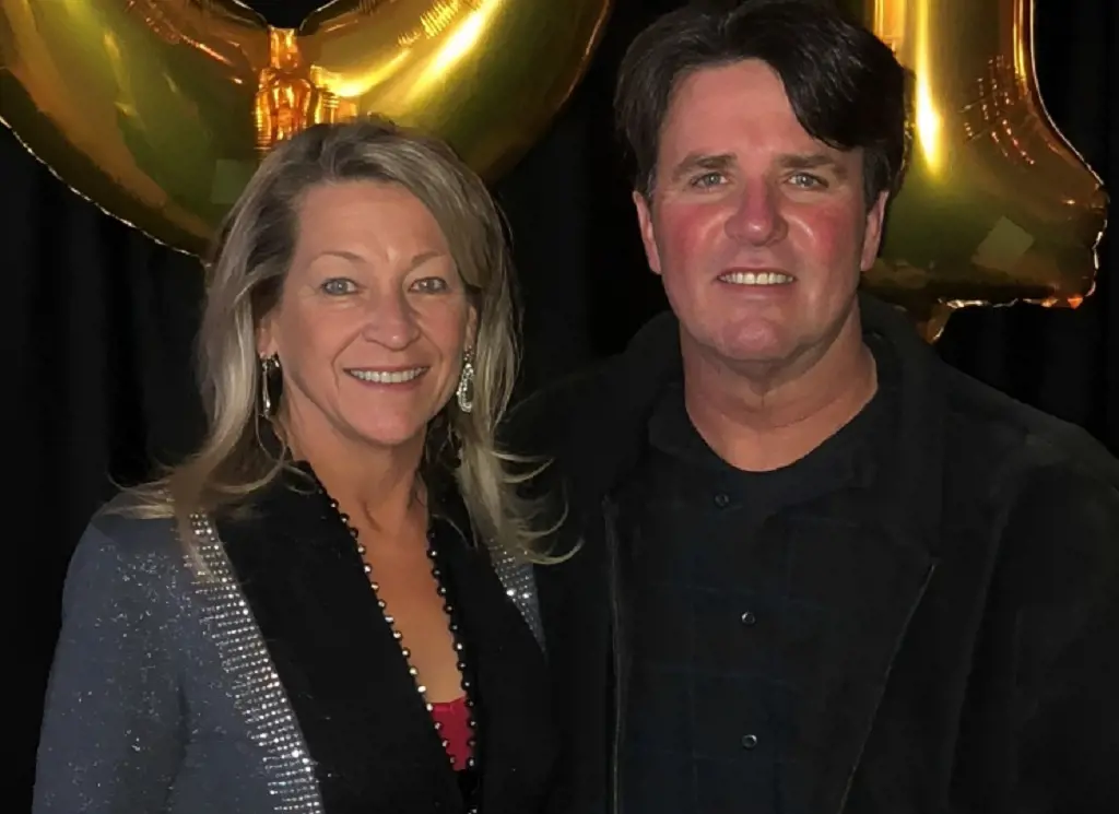Hut with Pam celebrating New Year in January 2018
