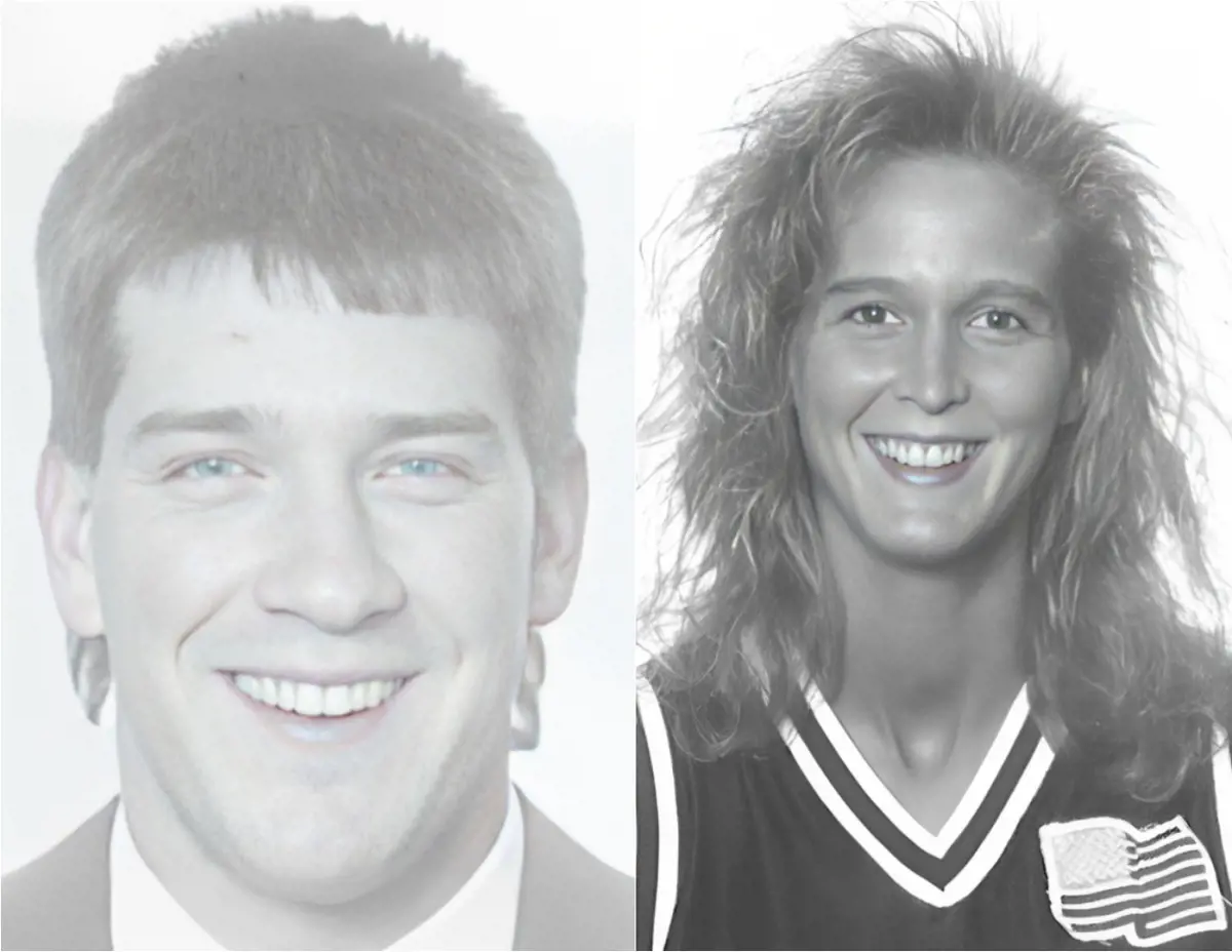 Brian and Nicole both played for the Red Wolves during their collegiate basketball days.