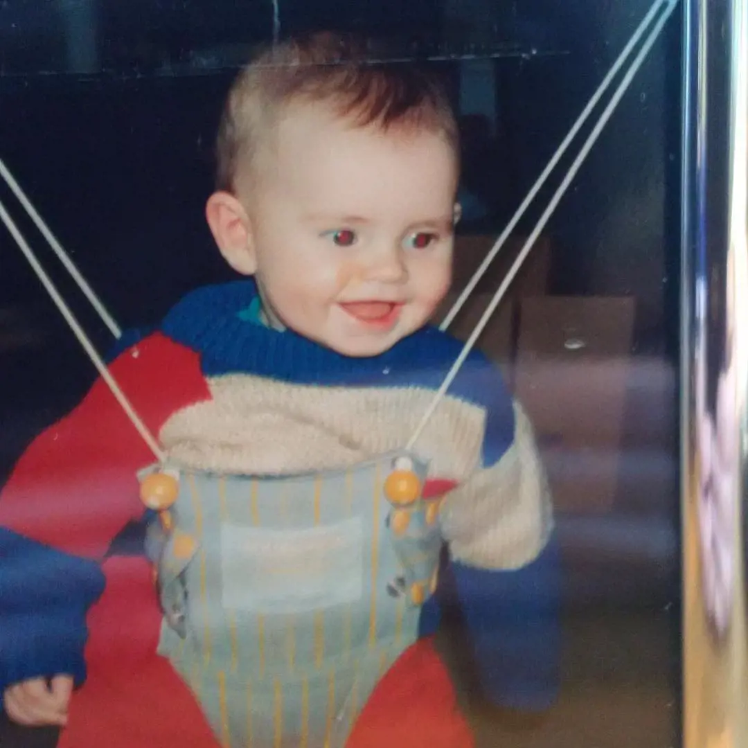 Andy's picture from when he was a toddler.