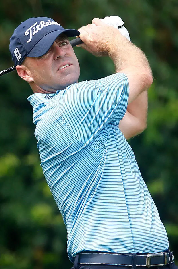 Ryan Armour during a golf tournament at Bermuda