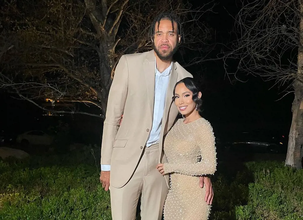 Javale and his gorgeous sweetheart Giselle Ramirez all dressed up for a party in August 2022.