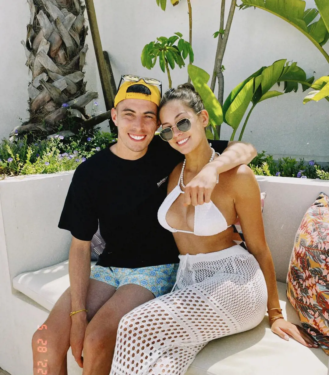 Kai Havertz and his girlfriend Sophia Weber enjoying their June 2022 weekend