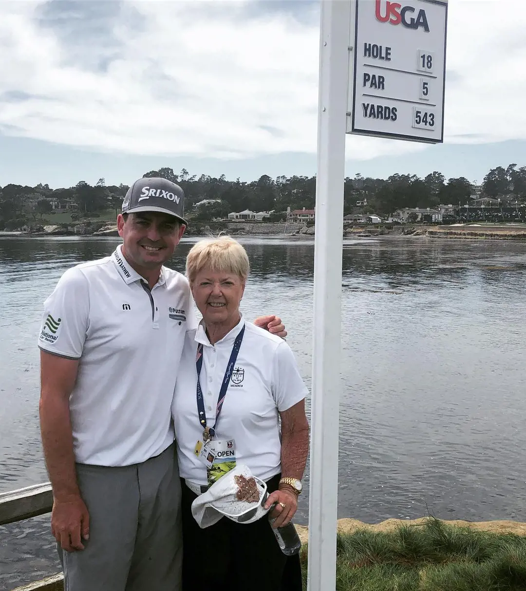 Keegan aunt Pat, a World Golf Hall of Famer, visited him during the 2019 US Open at Pebble Beach Golf Resort