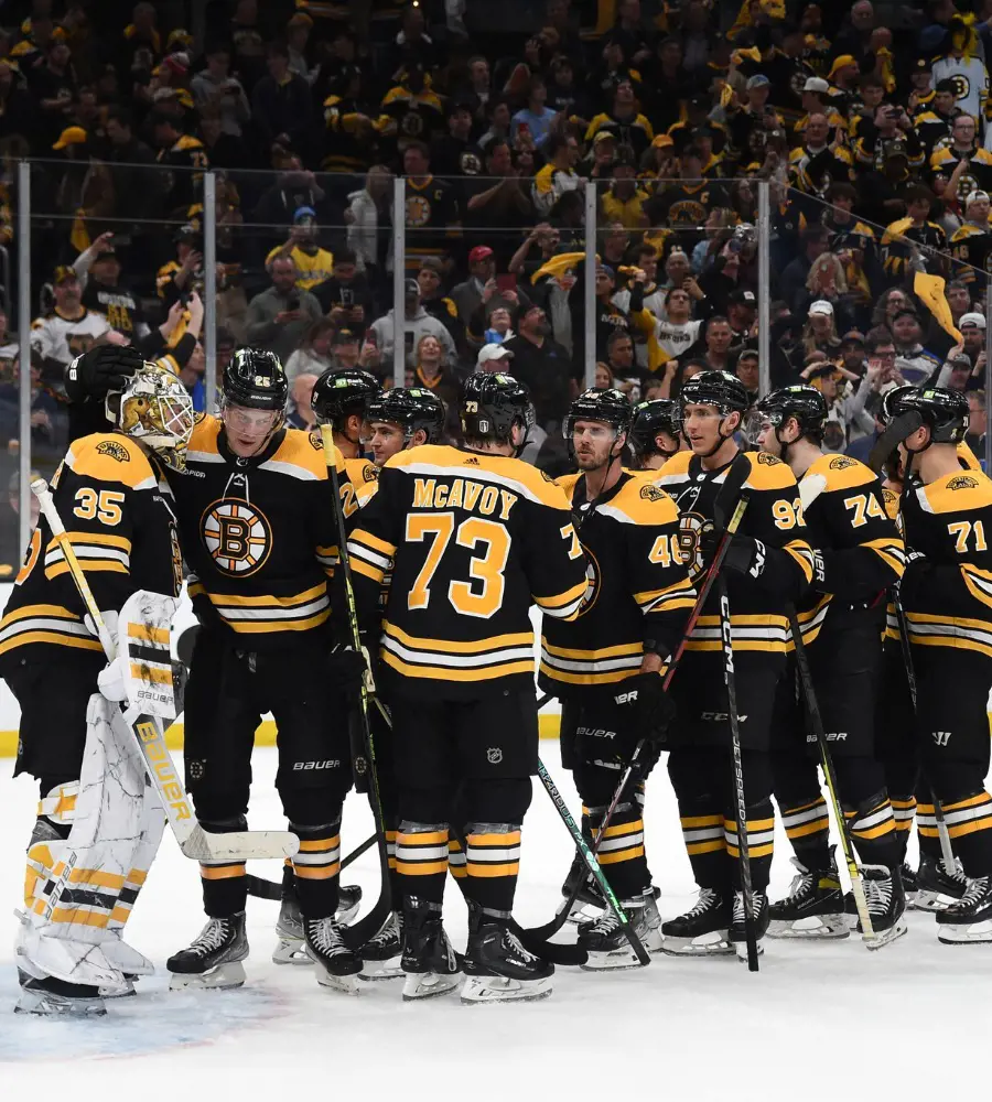 The 2022-23 Bruins became the team with the highest win record at 65 in NHL history.