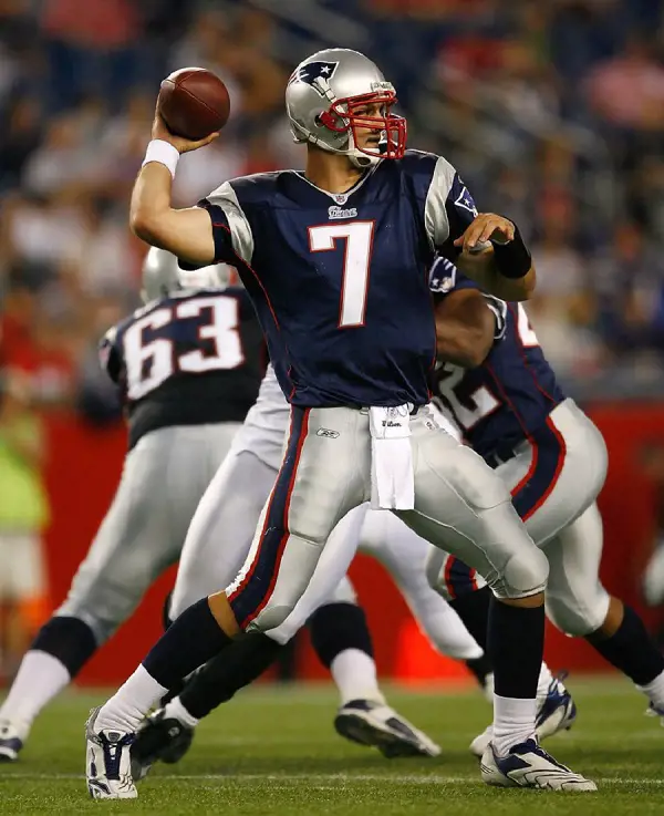 Gutierrez during his playing days with the Patriots.
