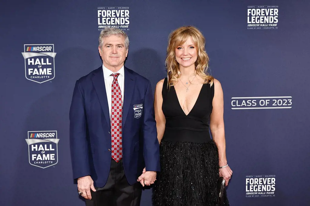 Bobby and Kristin attending NASCAR hall of fame on January 22, 2023.
