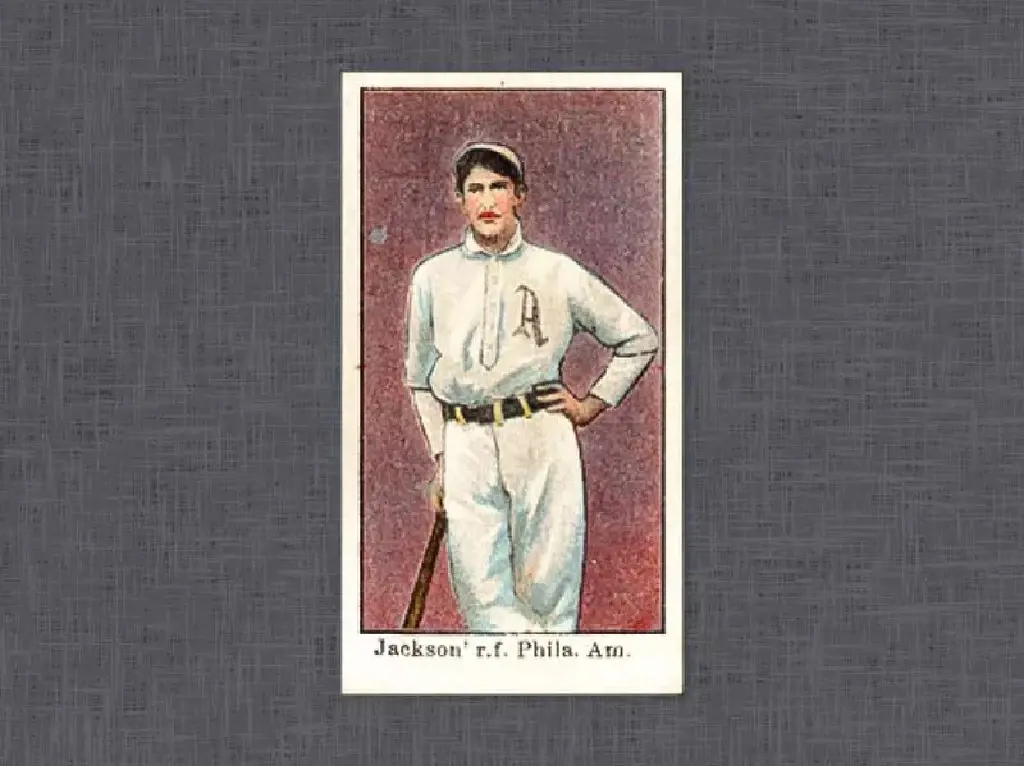 1909 American Caramel E90-1 Joe Jackson Baseball Card
