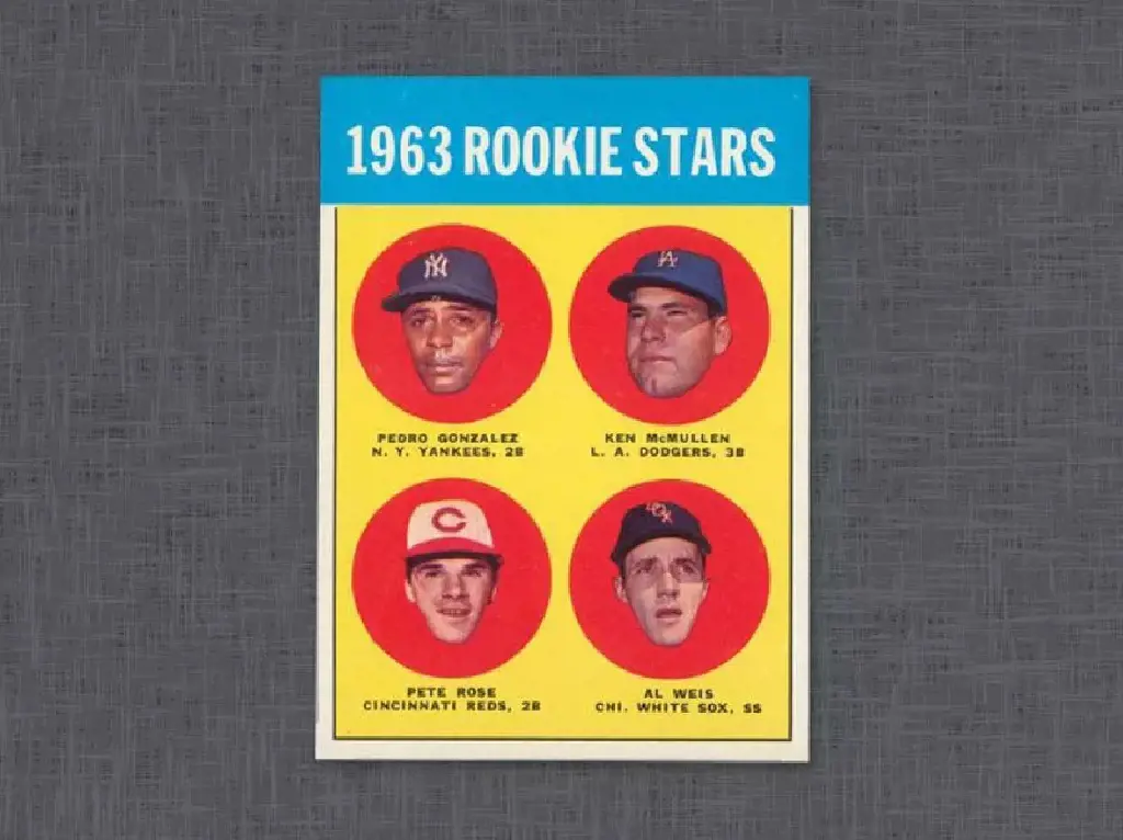 1963 Topps Pete Rose Baseball Card 