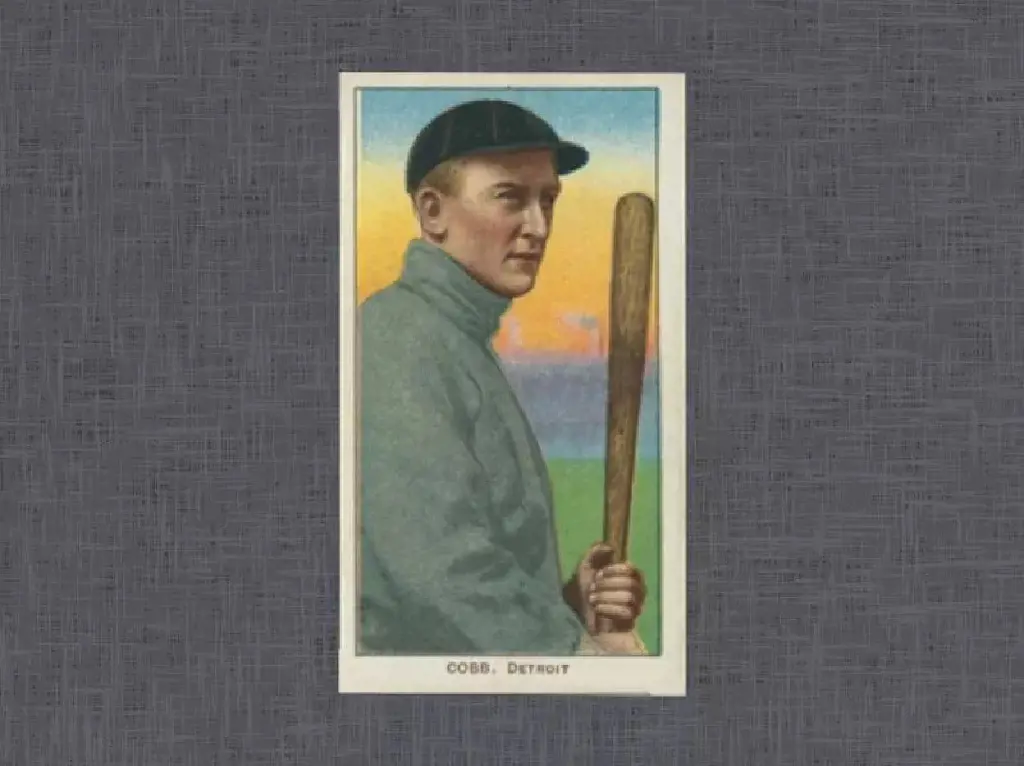 1915 Cracker Jack Ty Cobb Baseball Card