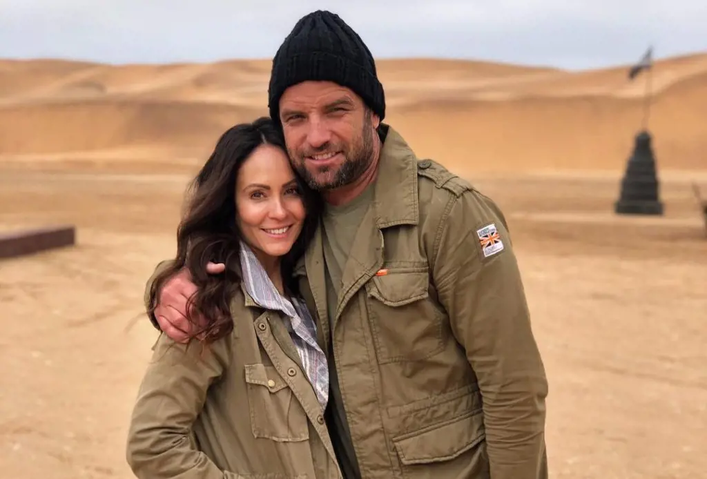 Tj Lavin and Roxanne Siordia during their vacation at Namibia, Africa.