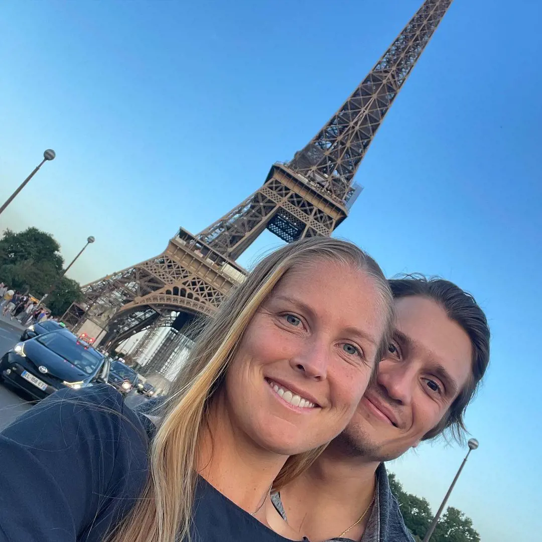 Shelby and John enjoys a nice evening at Paris, France exploring city the city of love in May 2022