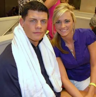 Kristin Runnels Ditto with WWE Wrestler Cody.