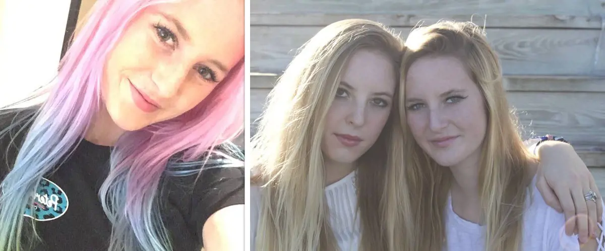 Sophie and Sommer (right photo) in December 2014.