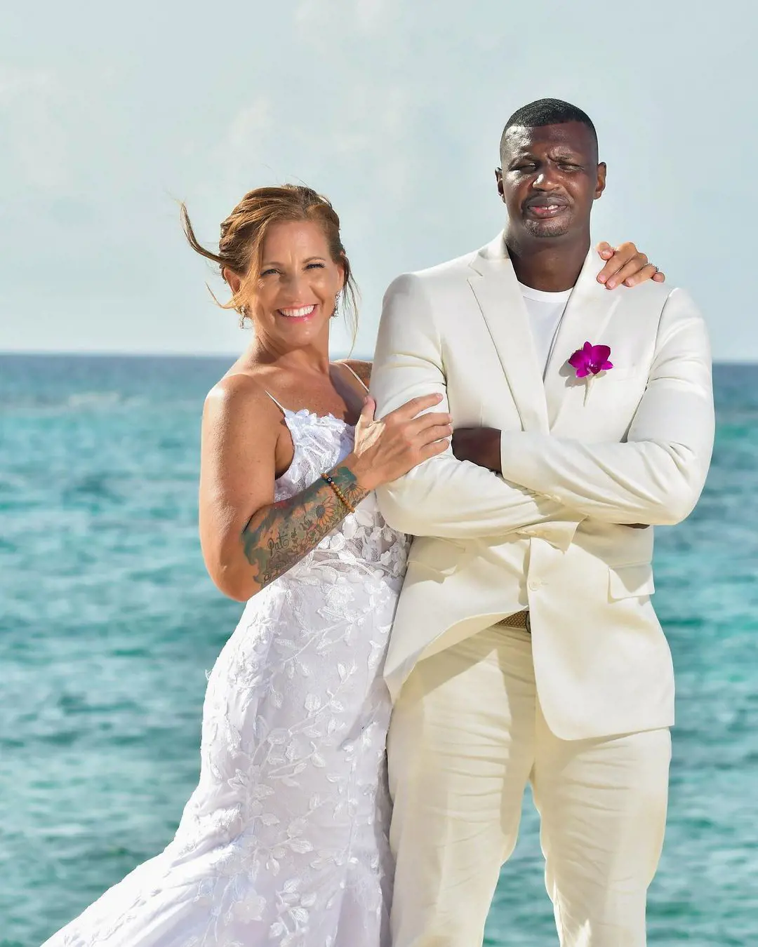 Donna and Antonio at Sandals Royal Bahamian in August 2022 