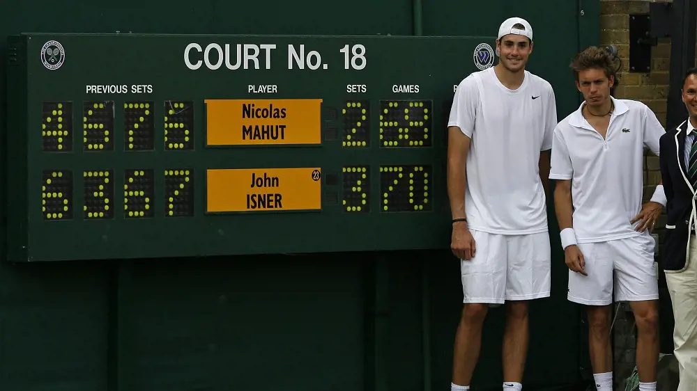 Court No. 18 witnessed history in 2010 when Isner and Mahut took over three days to complete the match